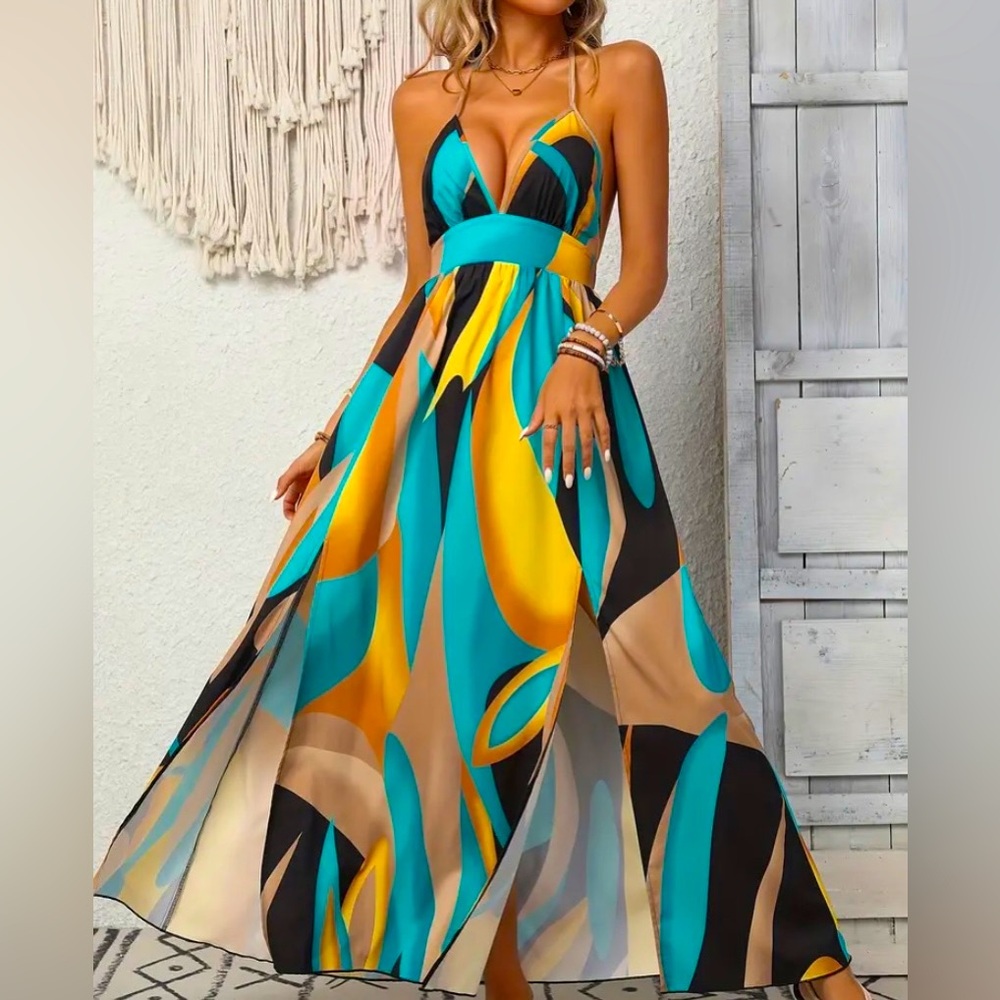 🔅 Woman’s Multicolored Summer Dress 🔅